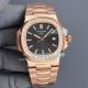 Swiss Replica Patek Philippe Nautilus 5711 Rose Gold Watch White Dial Diamond Bezel (3)_th.jpg